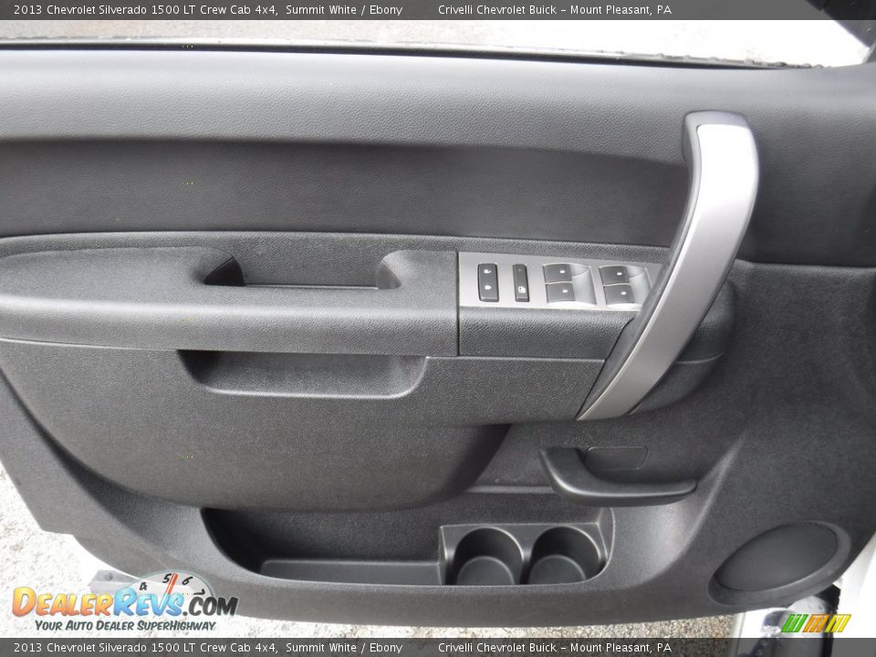 2013 Chevrolet Silverado 1500 LT Crew Cab 4x4 Summit White / Ebony Photo #20