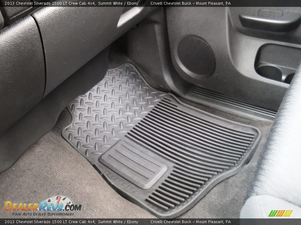 2013 Chevrolet Silverado 1500 LT Crew Cab 4x4 Summit White / Ebony Photo #24