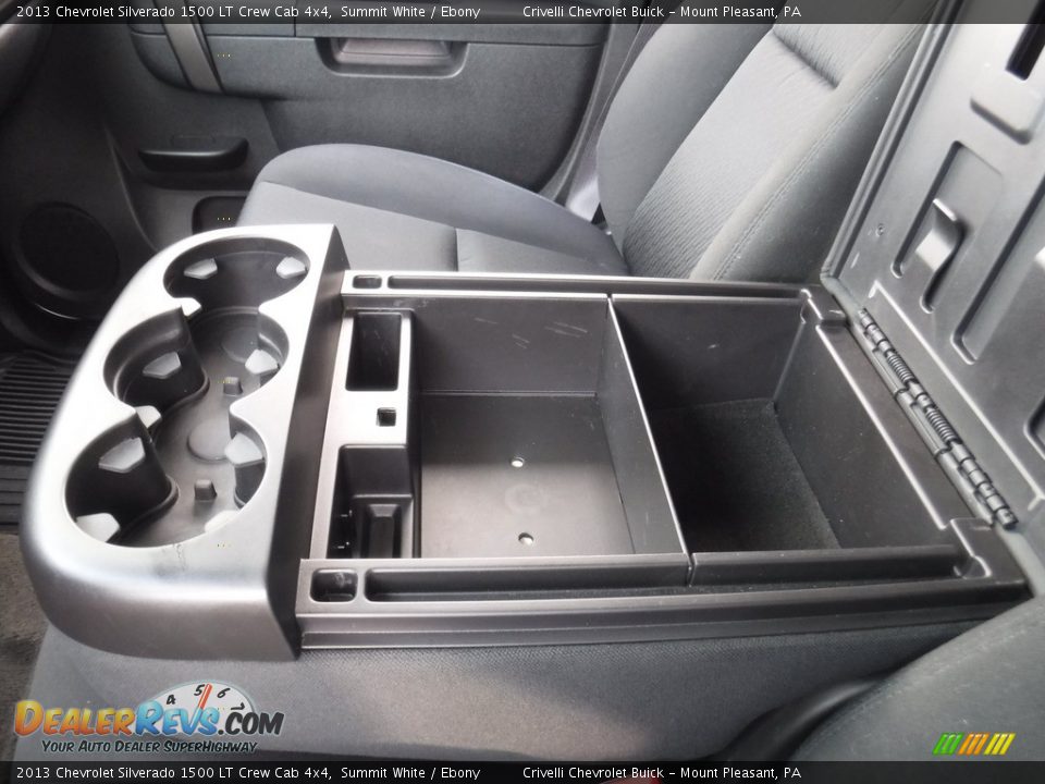 2013 Chevrolet Silverado 1500 LT Crew Cab 4x4 Summit White / Ebony Photo #25