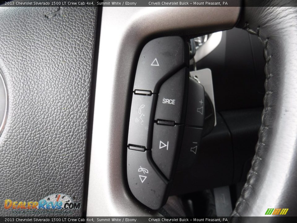 2013 Chevrolet Silverado 1500 LT Crew Cab 4x4 Summit White / Ebony Photo #26