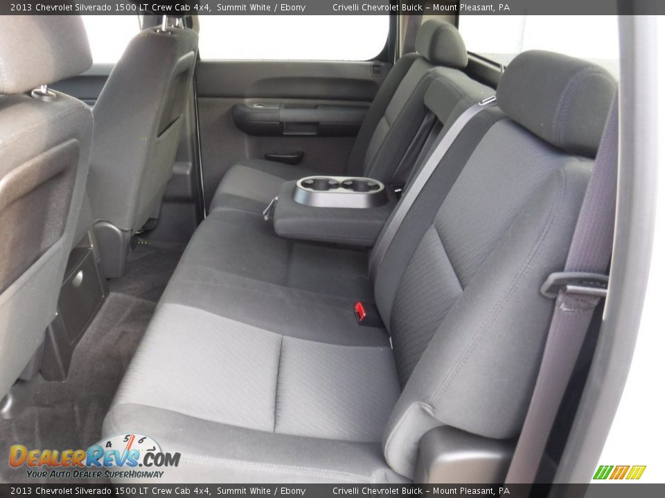 2013 Chevrolet Silverado 1500 LT Crew Cab 4x4 Summit White / Ebony Photo #28