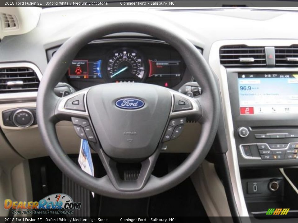 2018 Ford Fusion SE Steering Wheel Photo #5