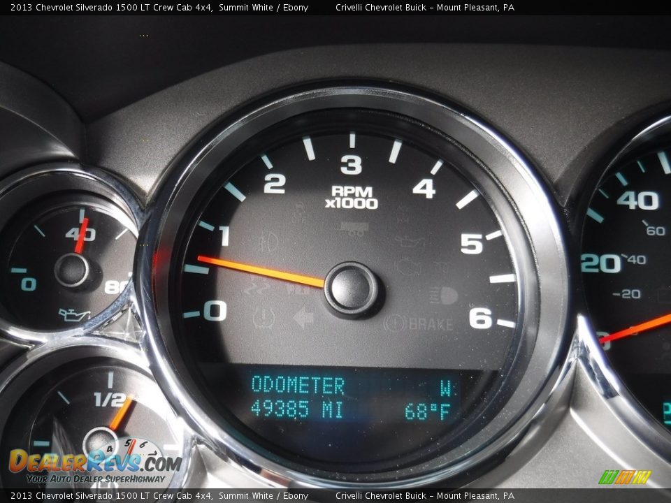 2013 Chevrolet Silverado 1500 LT Crew Cab 4x4 Summit White / Ebony Photo #35