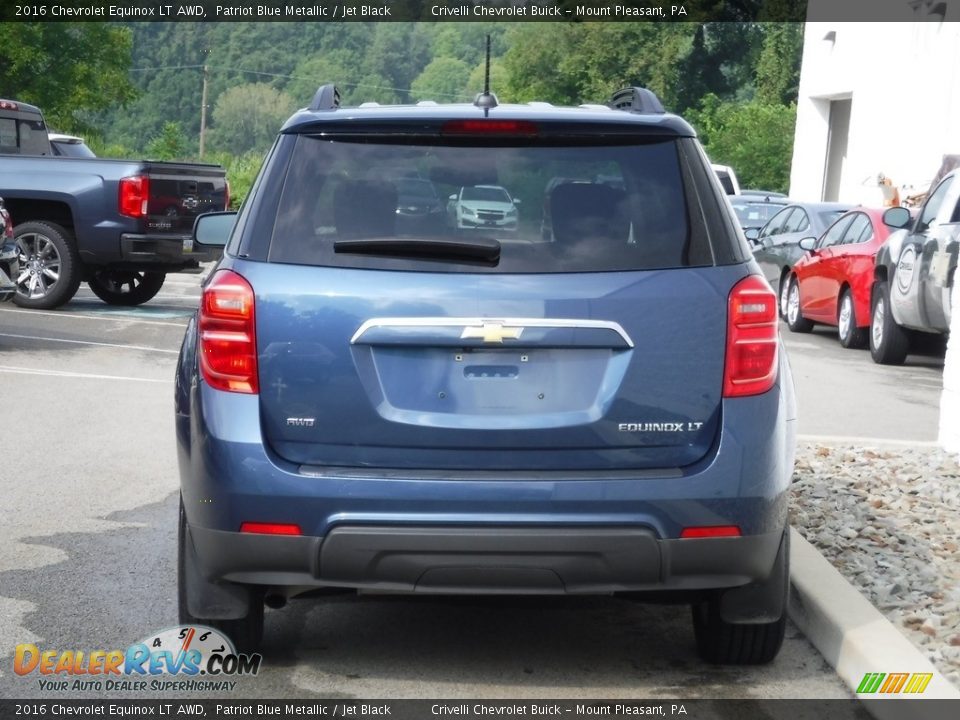 2016 Chevrolet Equinox LT AWD Patriot Blue Metallic / Jet Black Photo #10