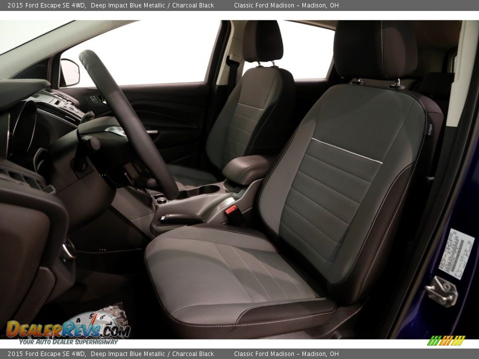 2015 Ford Escape SE 4WD Deep Impact Blue Metallic / Charcoal Black Photo #6