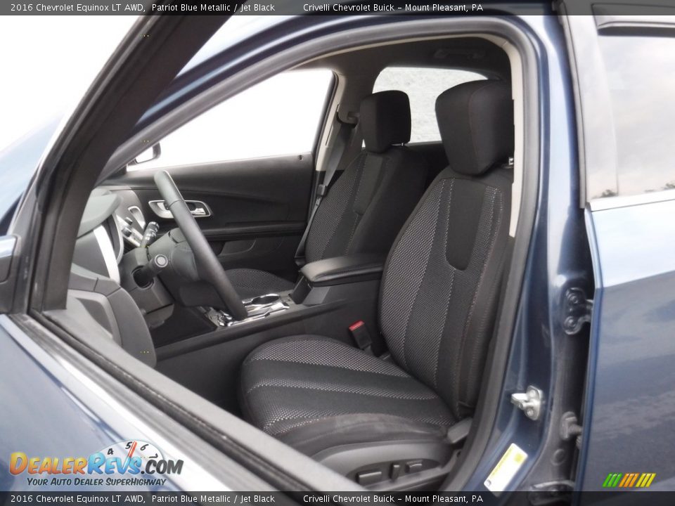 2016 Chevrolet Equinox LT AWD Patriot Blue Metallic / Jet Black Photo #14