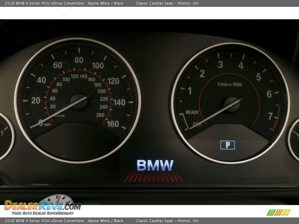 2018 BMW 4 Series 430i xDrive Convertible Alpine White / Black Photo #8