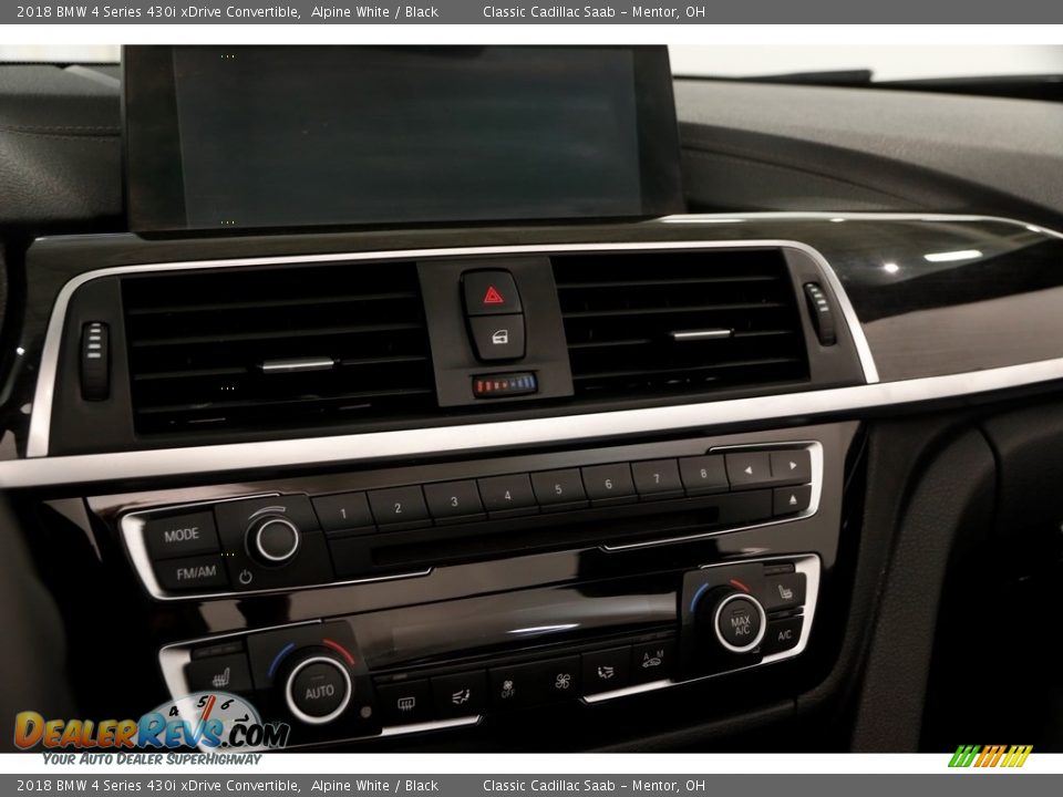 2018 BMW 4 Series 430i xDrive Convertible Alpine White / Black Photo #10