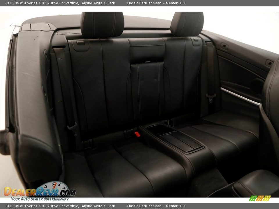 2018 BMW 4 Series 430i xDrive Convertible Alpine White / Black Photo #17