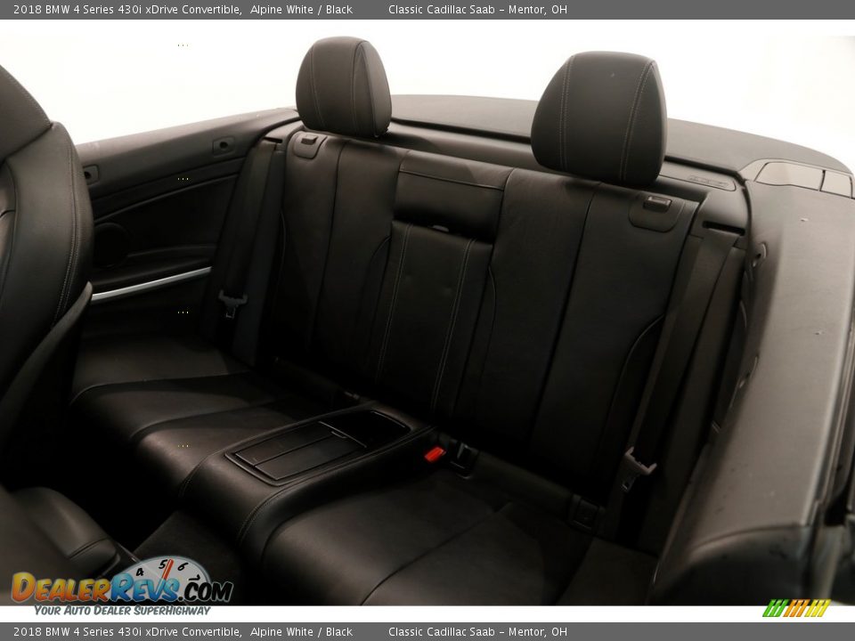 2018 BMW 4 Series 430i xDrive Convertible Alpine White / Black Photo #18