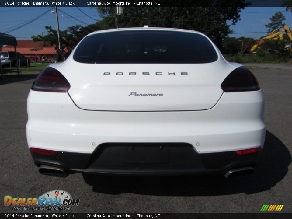 2014 Porsche Panamera White / Black Photo #9