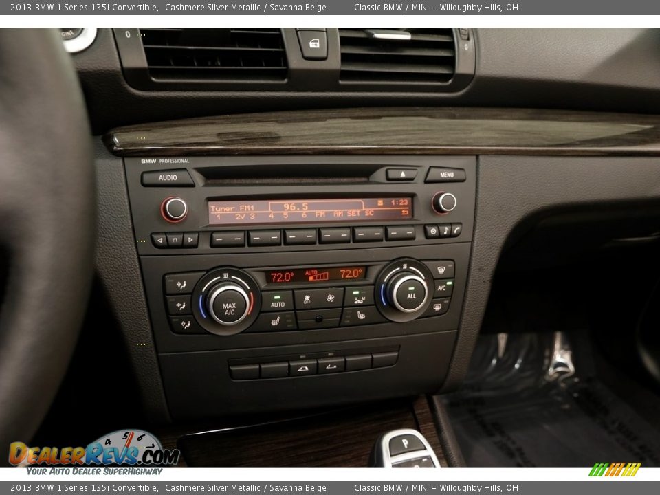 2013 BMW 1 Series 135i Convertible Cashmere Silver Metallic / Savanna Beige Photo #10