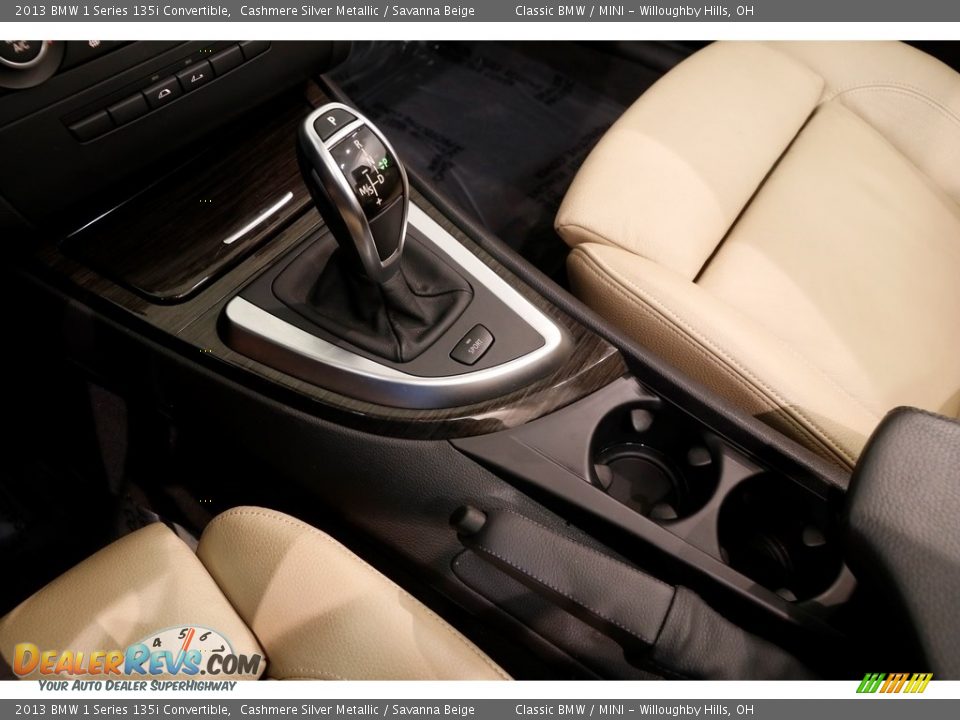 2013 BMW 1 Series 135i Convertible Cashmere Silver Metallic / Savanna Beige Photo #12