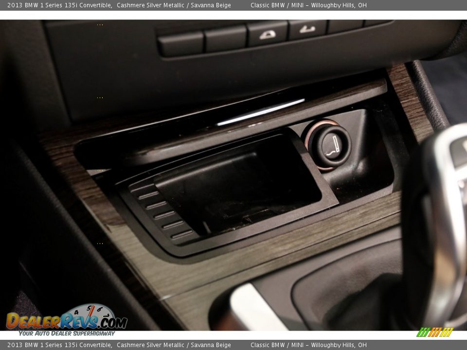 2013 BMW 1 Series 135i Convertible Cashmere Silver Metallic / Savanna Beige Photo #13