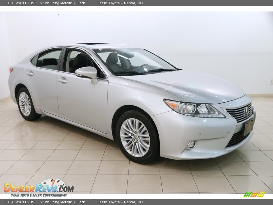 2014 Lexus ES 350 Silver Lining Metallic / Black Photo #1