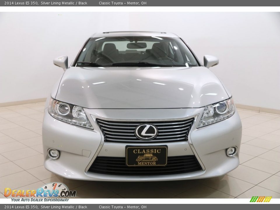 2014 Lexus ES 350 Silver Lining Metallic / Black Photo #2