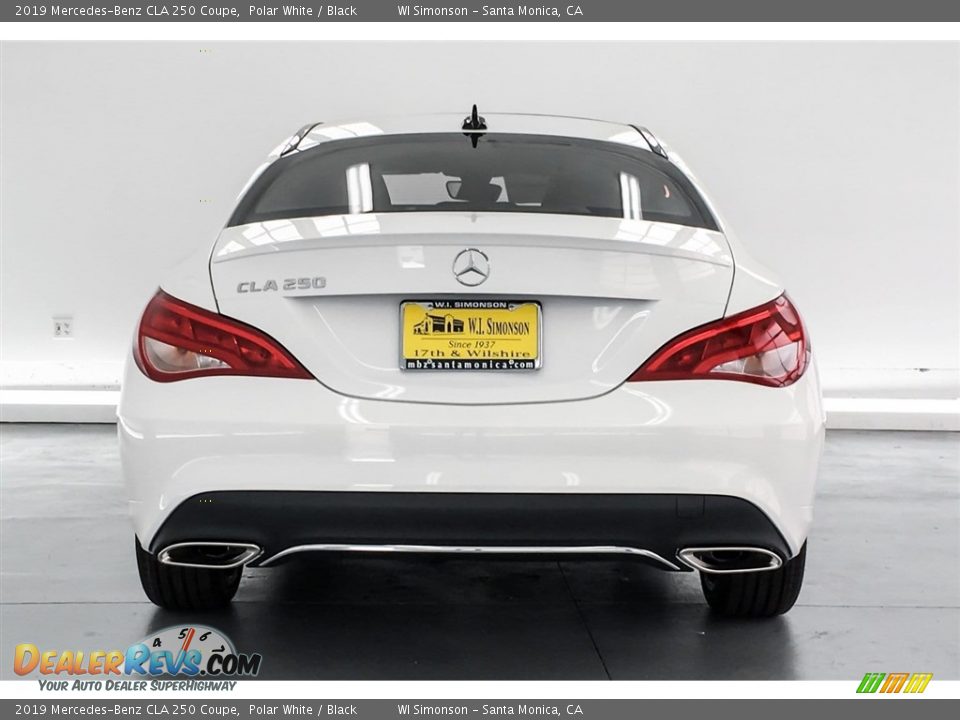 2019 Mercedes-Benz CLA 250 Coupe Polar White / Black Photo #3