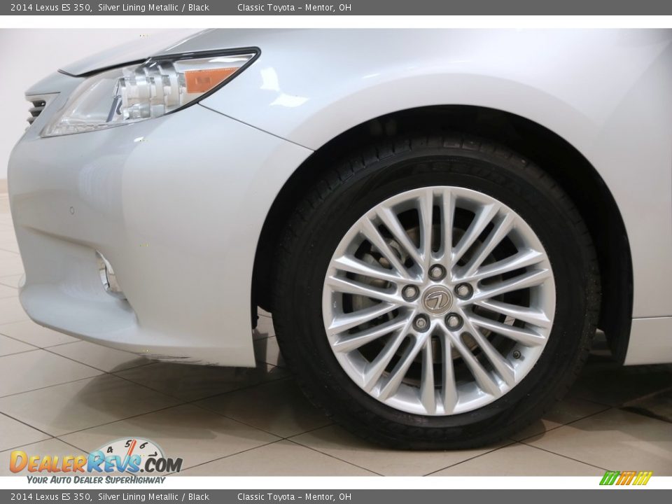 2014 Lexus ES 350 Silver Lining Metallic / Black Photo #29