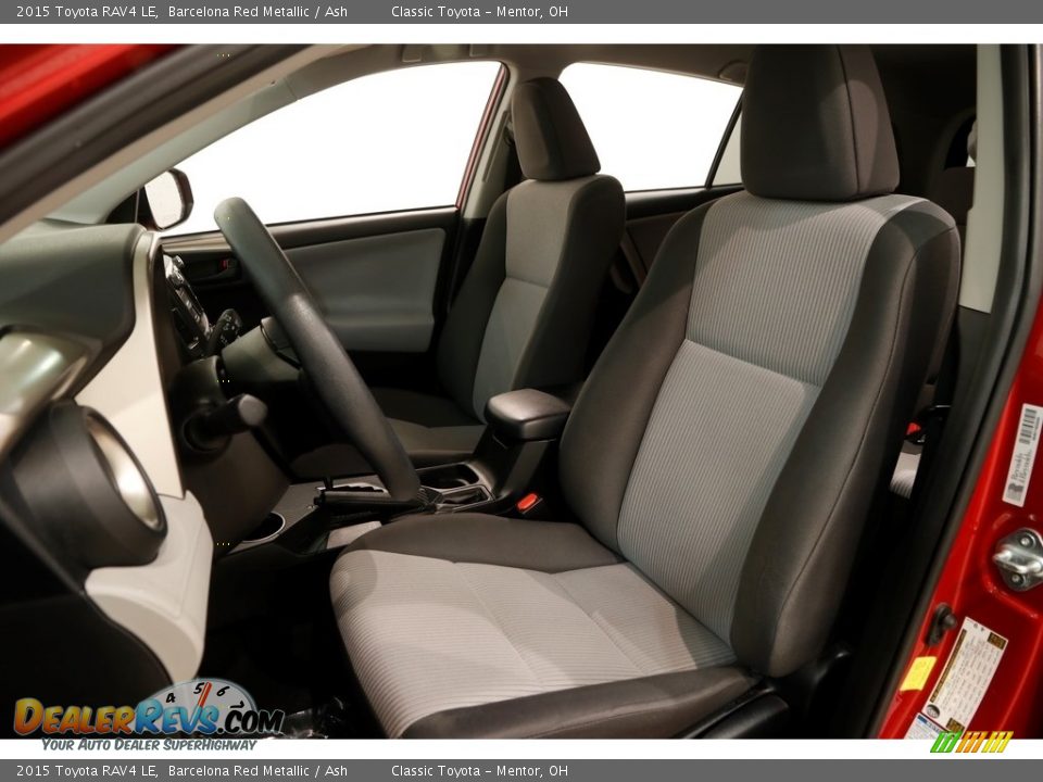 2015 Toyota RAV4 LE Barcelona Red Metallic / Ash Photo #5
