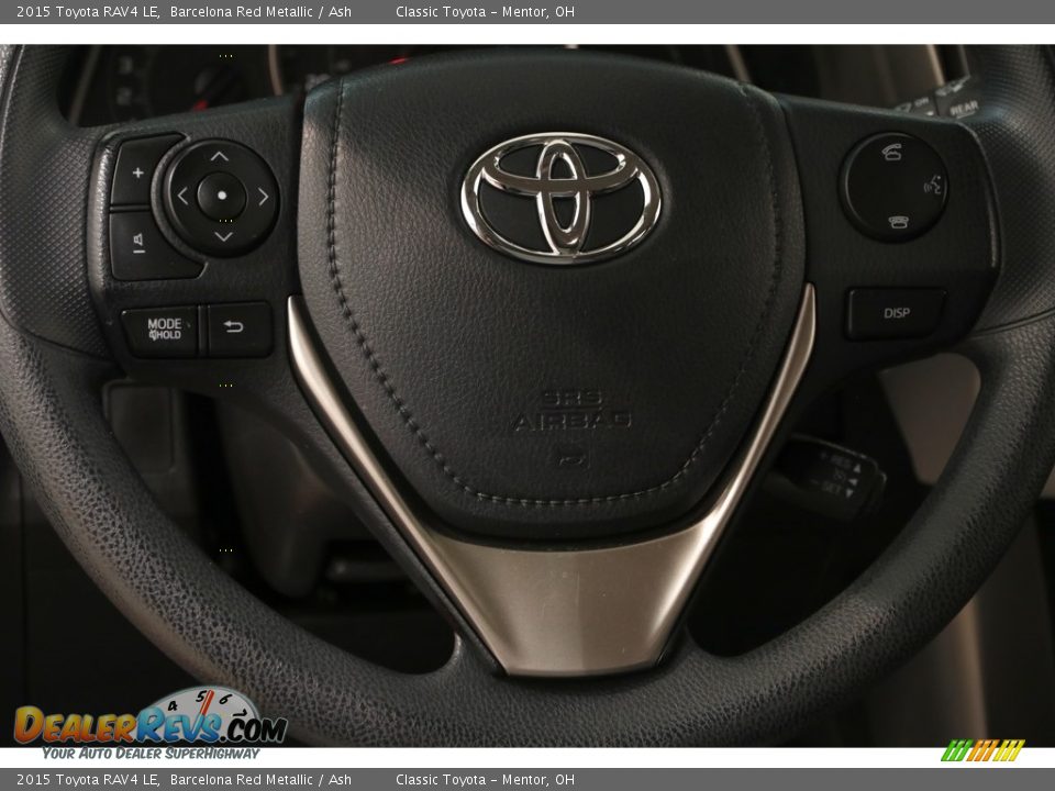 2015 Toyota RAV4 LE Barcelona Red Metallic / Ash Photo #6