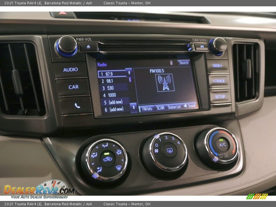 2015 Toyota RAV4 LE Barcelona Red Metallic / Ash Photo #8
