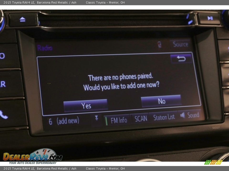 2015 Toyota RAV4 LE Barcelona Red Metallic / Ash Photo #9