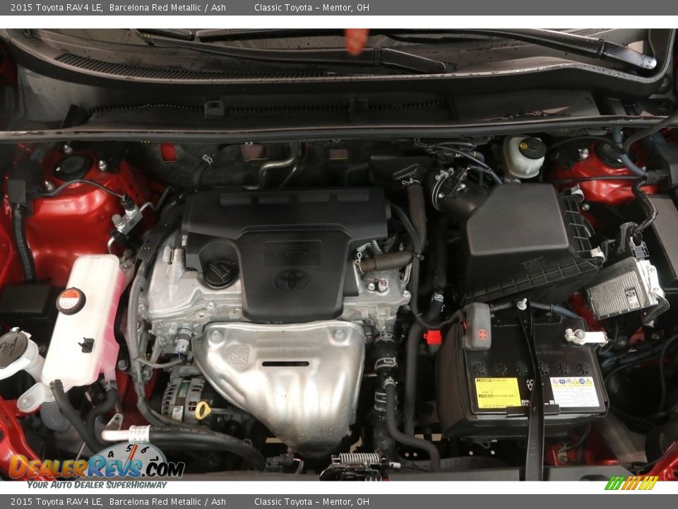2015 Toyota RAV4 LE Barcelona Red Metallic / Ash Photo #15