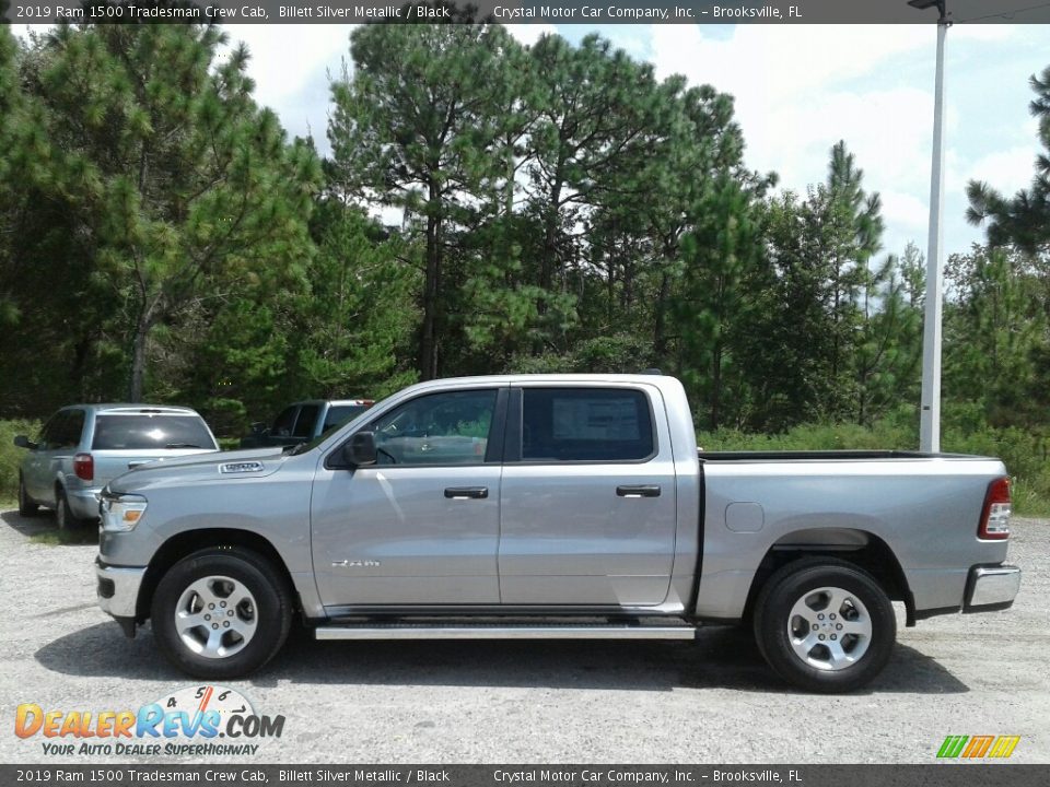 2019 Ram 1500 Tradesman Crew Cab Billett Silver Metallic / Black Photo #2