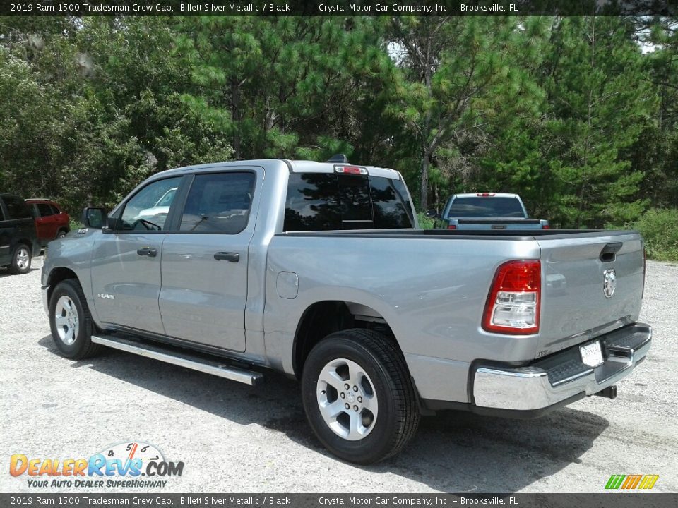 2019 Ram 1500 Tradesman Crew Cab Billett Silver Metallic / Black Photo #3