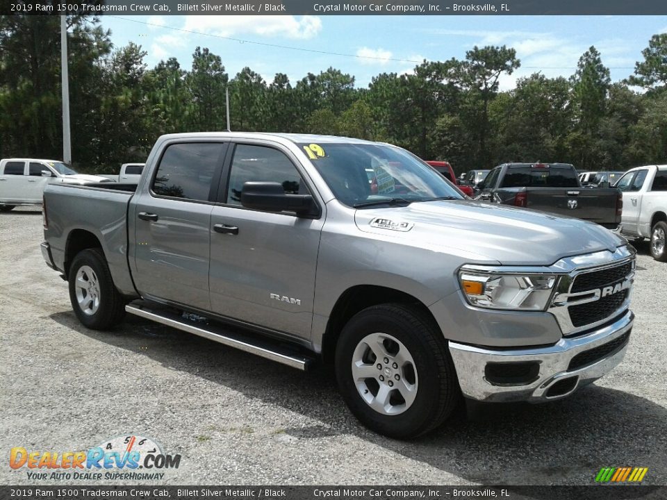 2019 Ram 1500 Tradesman Crew Cab Billett Silver Metallic / Black Photo #7
