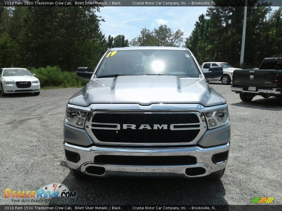 2019 Ram 1500 Tradesman Crew Cab Billett Silver Metallic / Black Photo #8