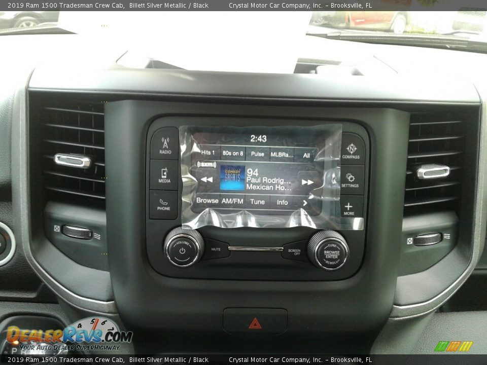 2019 Ram 1500 Tradesman Crew Cab Billett Silver Metallic / Black Photo #15