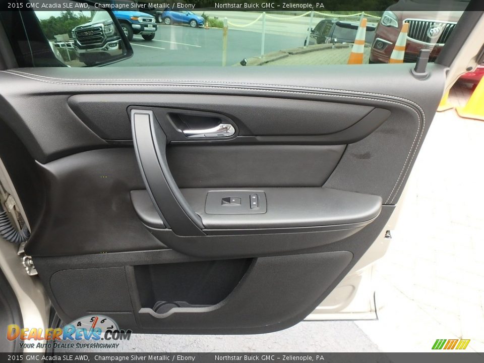 2015 GMC Acadia SLE AWD Champagne Silver Metallic / Ebony Photo #7