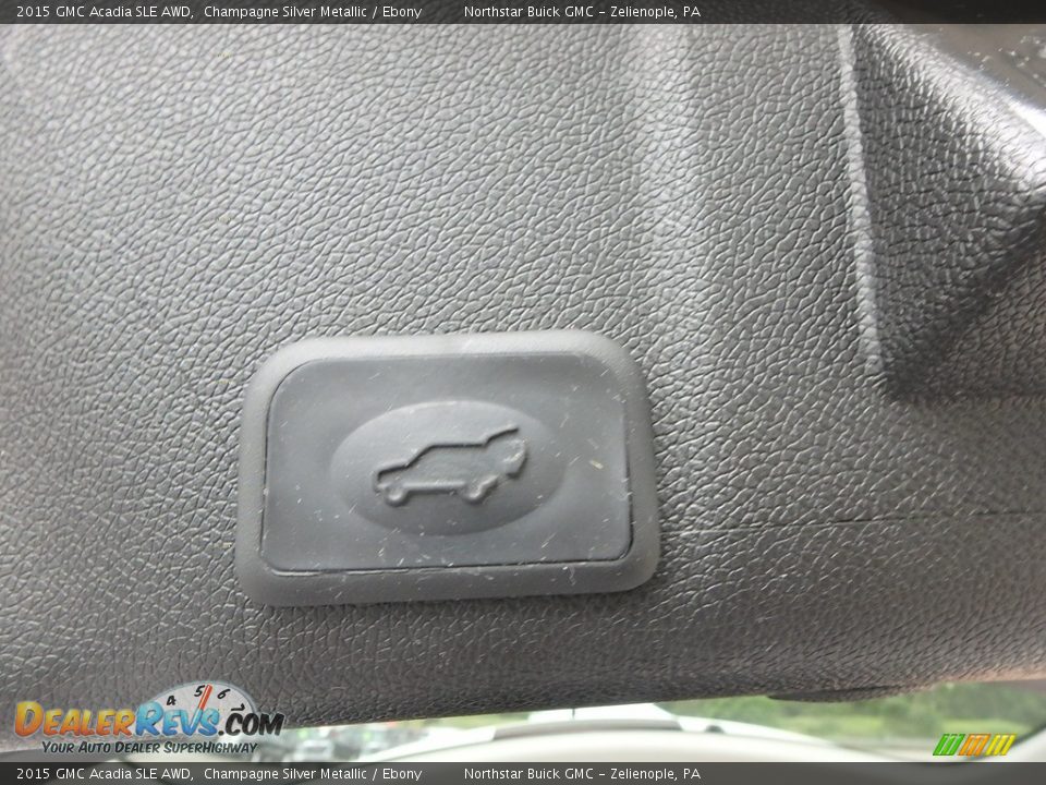 2015 GMC Acadia SLE AWD Champagne Silver Metallic / Ebony Photo #12