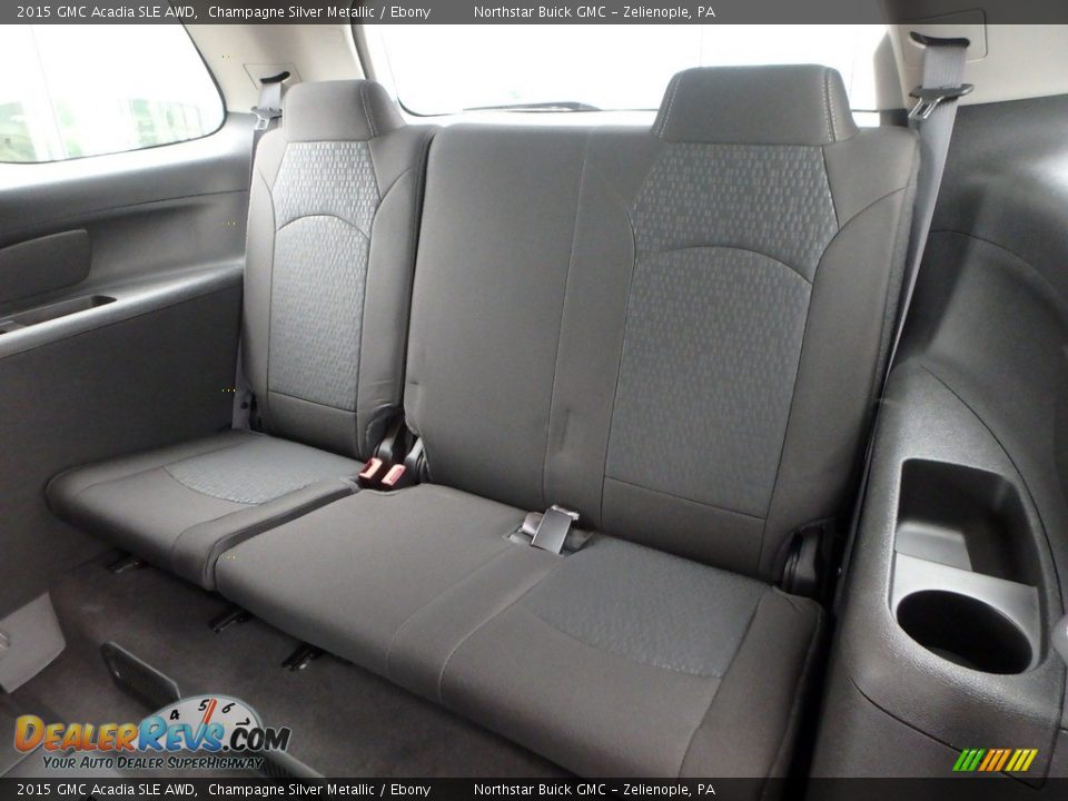 2015 GMC Acadia SLE AWD Champagne Silver Metallic / Ebony Photo #18