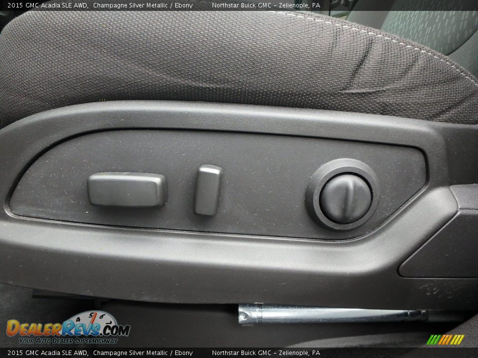 2015 GMC Acadia SLE AWD Champagne Silver Metallic / Ebony Photo #22