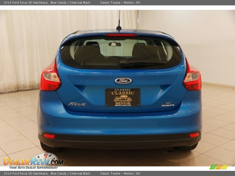 2014 Ford Focus SE Hatchback Blue Candy / Charcoal Black Photo #16