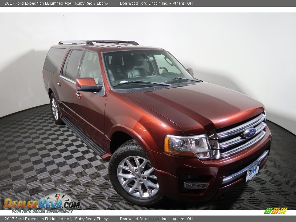 2017 Ford Expedition EL Limited 4x4 Ruby Red / Ebony Photo #2