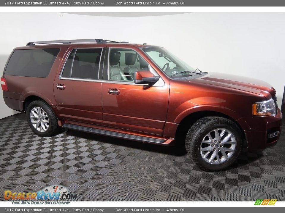 2017 Ford Expedition EL Limited 4x4 Ruby Red / Ebony Photo #5