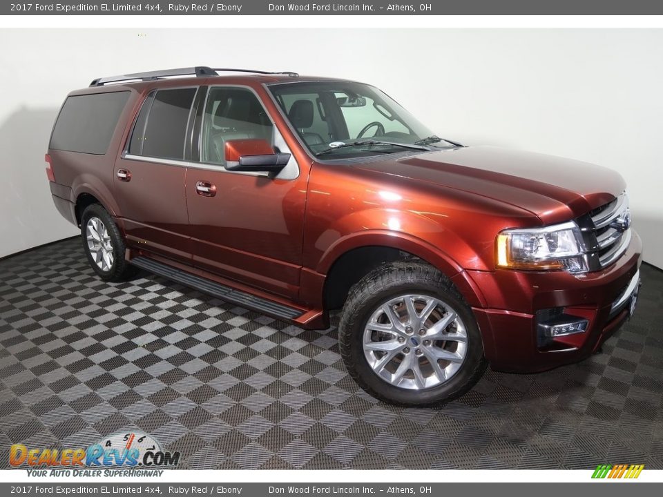 2017 Ford Expedition EL Limited 4x4 Ruby Red / Ebony Photo #6