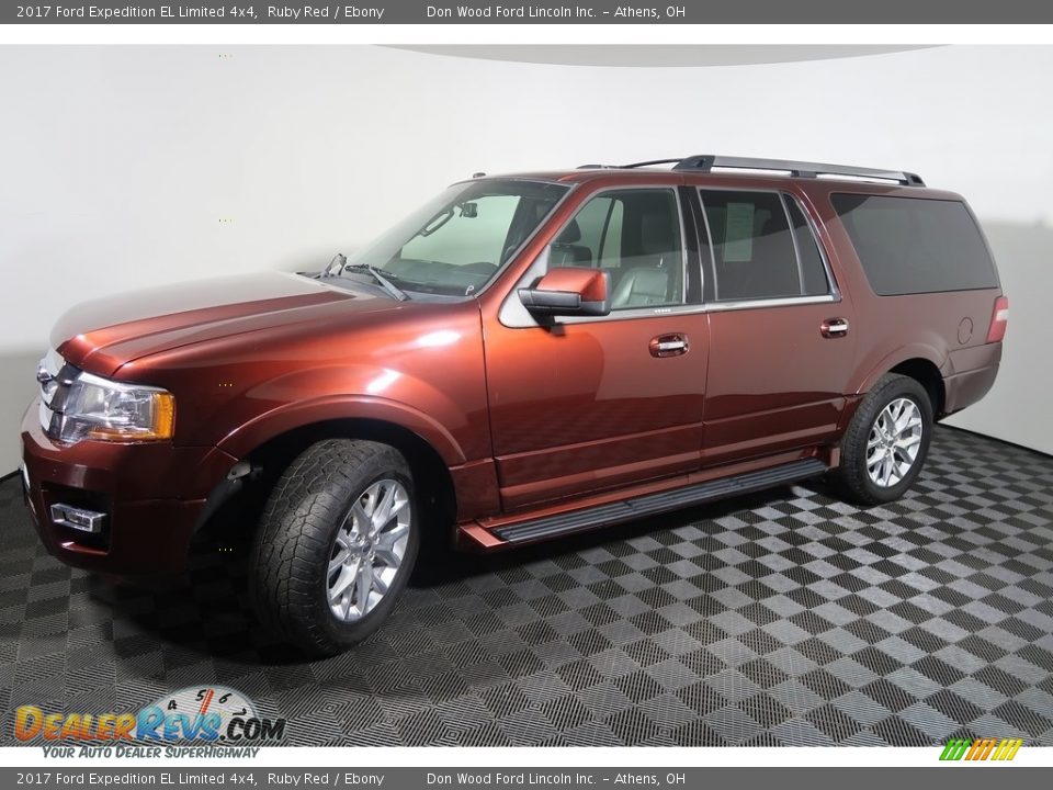 2017 Ford Expedition EL Limited 4x4 Ruby Red / Ebony Photo #9