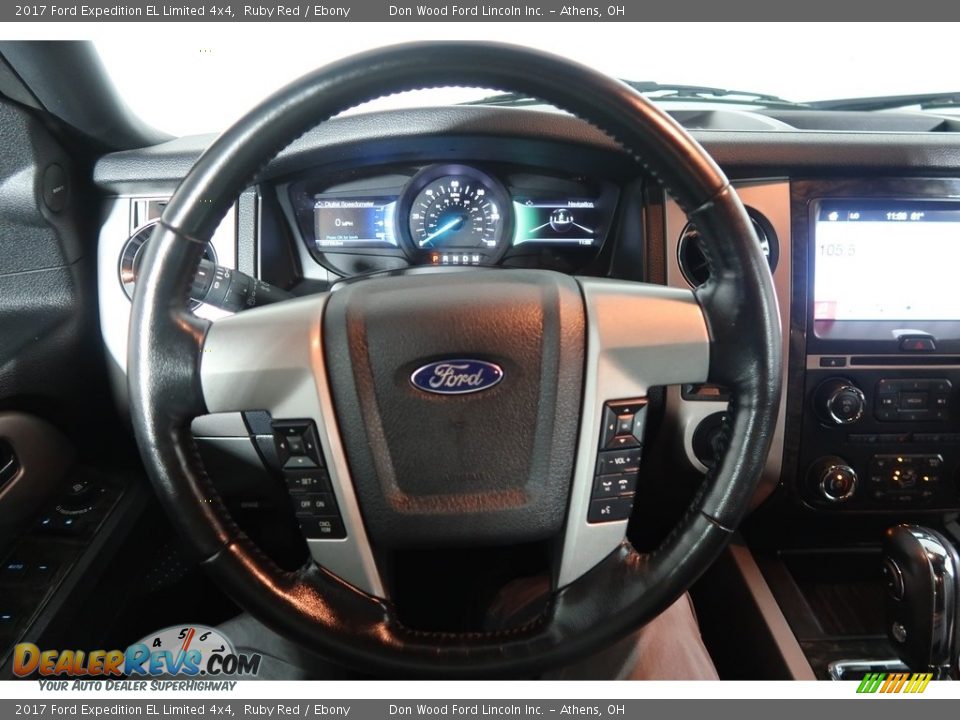 2017 Ford Expedition EL Limited 4x4 Ruby Red / Ebony Photo #18