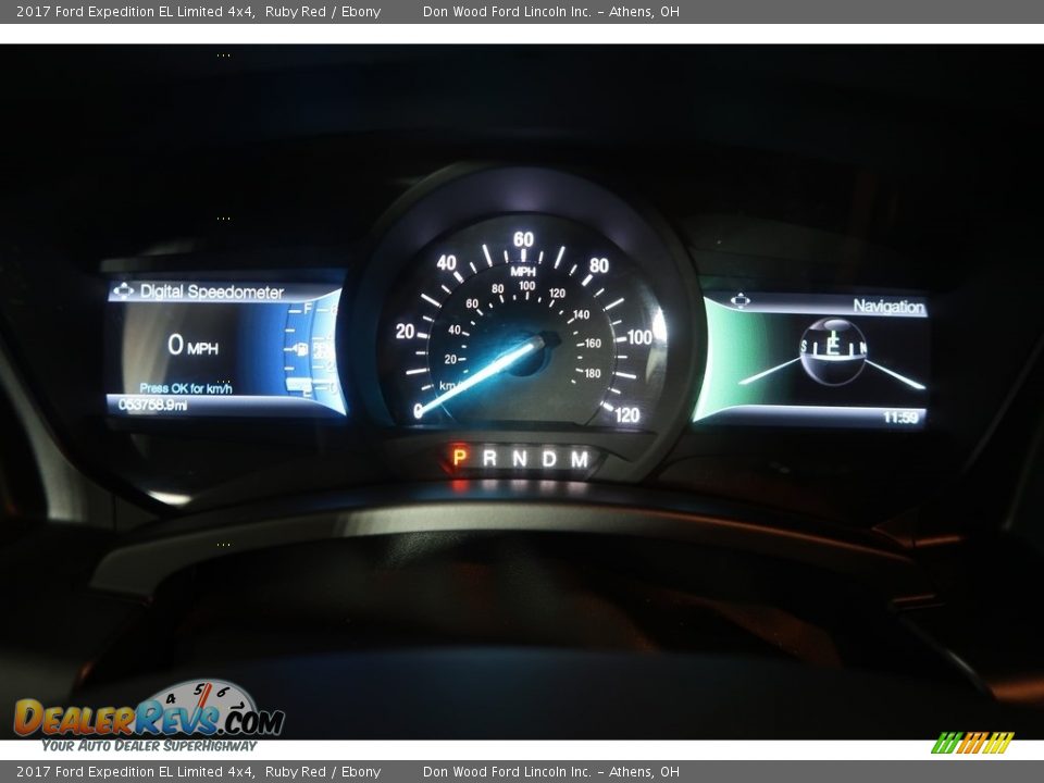 2017 Ford Expedition EL Limited 4x4 Ruby Red / Ebony Photo #20
