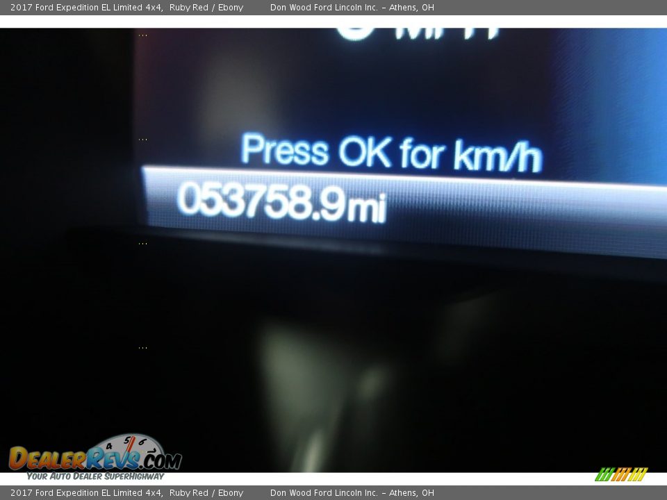 2017 Ford Expedition EL Limited 4x4 Ruby Red / Ebony Photo #21