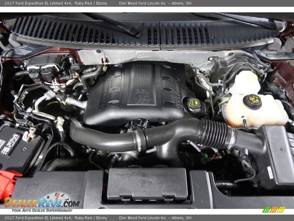 2017 Ford Expedition EL Limited 4x4 Ruby Red / Ebony Photo #32
