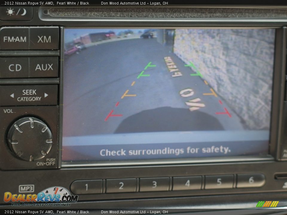 2012 Nissan Rogue SV AWD Pearl White / Black Photo #4
