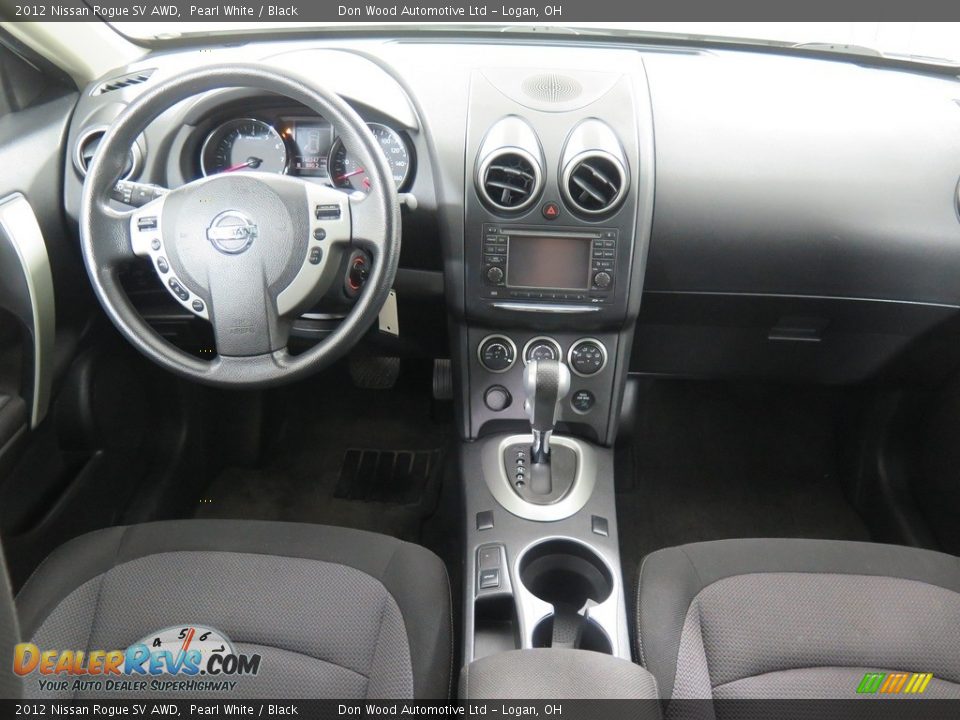 2012 Nissan Rogue SV AWD Pearl White / Black Photo #11