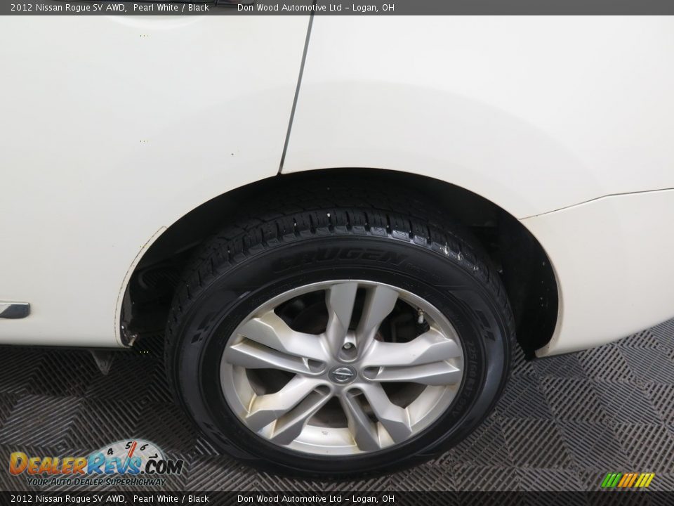 2012 Nissan Rogue SV AWD Pearl White / Black Photo #25