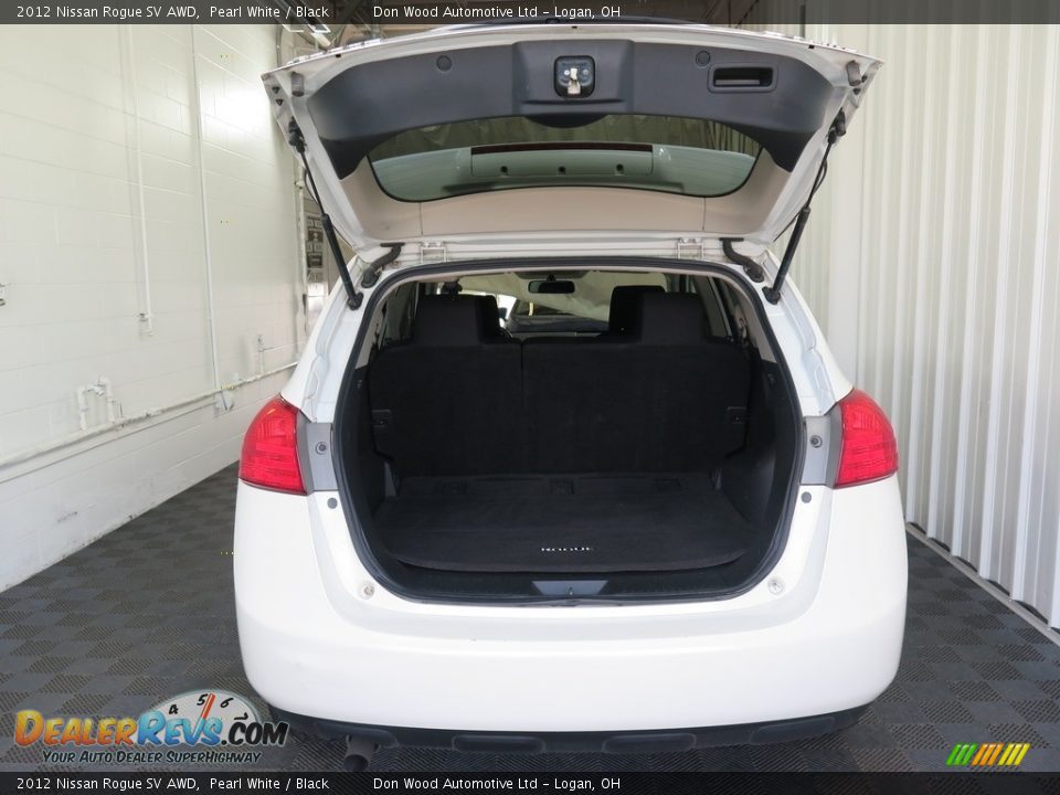 2012 Nissan Rogue SV AWD Pearl White / Black Photo #27