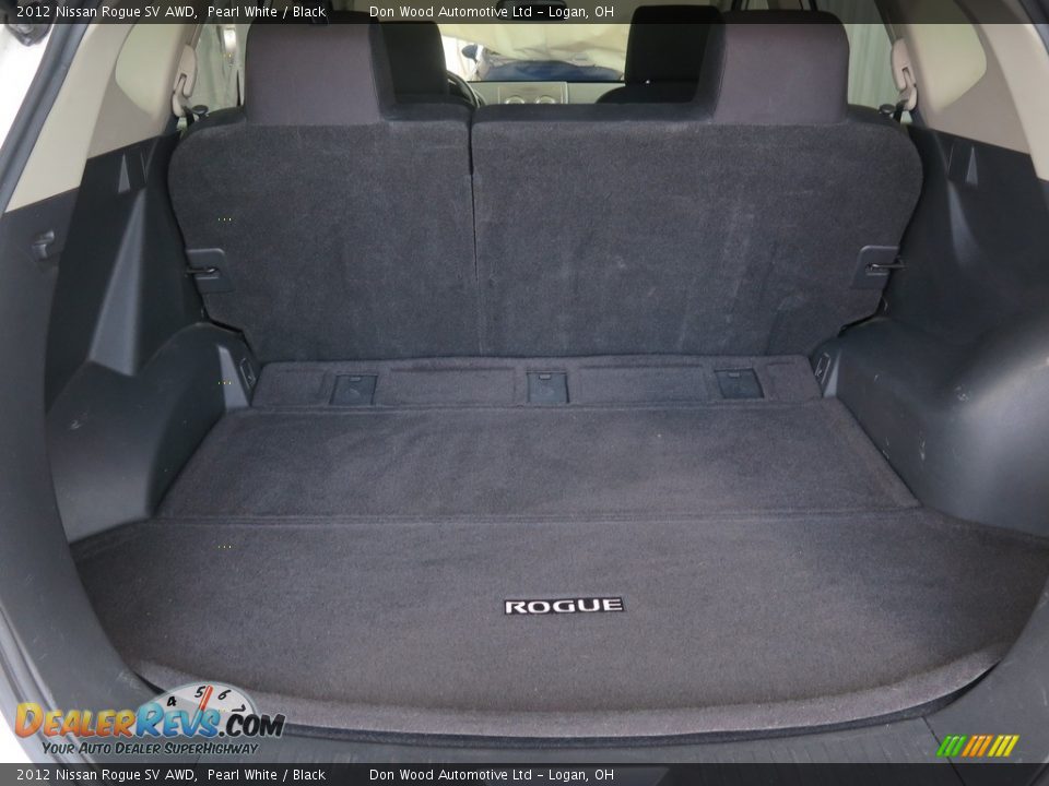 2012 Nissan Rogue SV AWD Pearl White / Black Photo #28